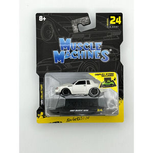Muscle Machines 1987 Buick GNX Diecast Model Car White